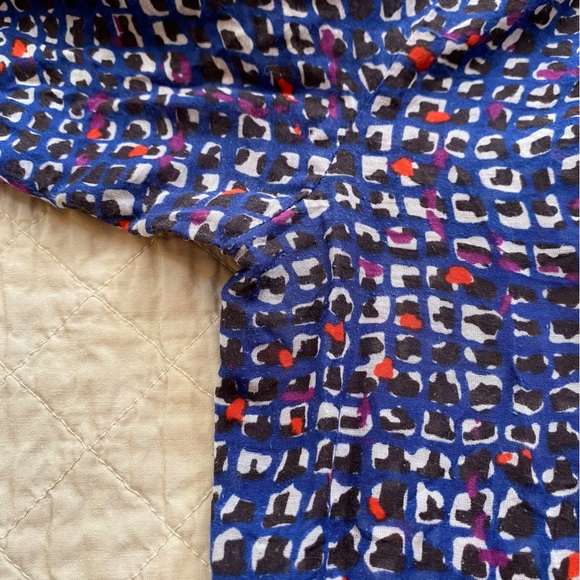 J. Crew Liberty Art Checkered Pop Over 2 - Picture 8 of 8